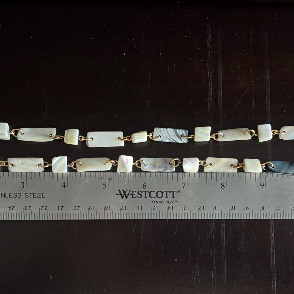 Mother of Pearl vintage necklace - Picture 4 of 9